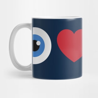 I Heart Pizza Emoji Mug